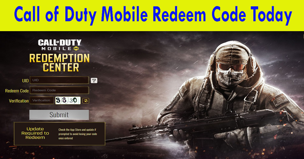 Call of Duty Mobile Redeem Code Today