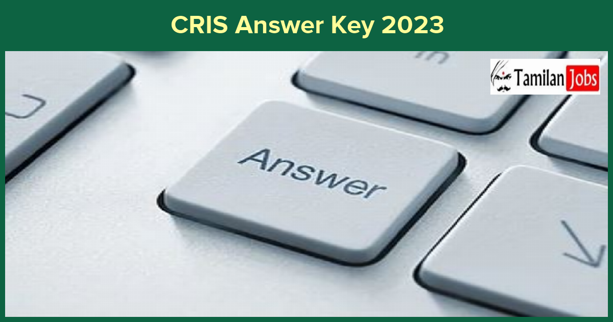 CRIS Answer Key 2023