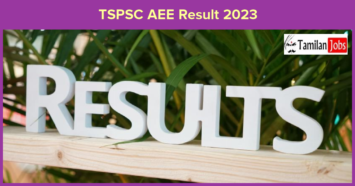 TSPSC AEE Result 2023