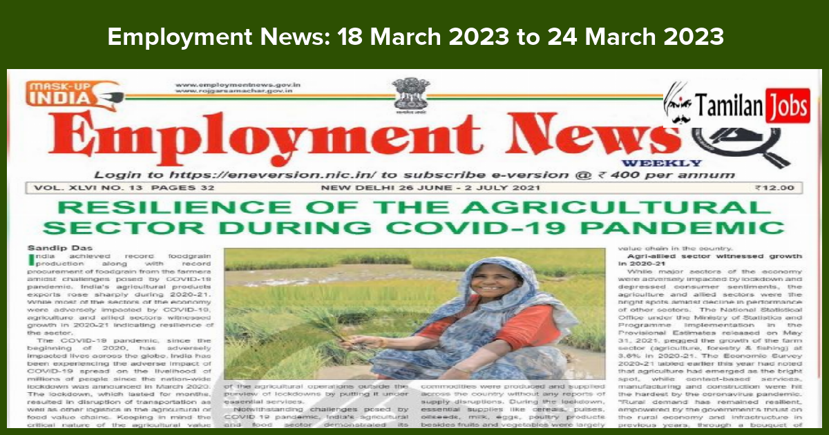 Employment News_ 18 March 2023 to 24 March 2023
