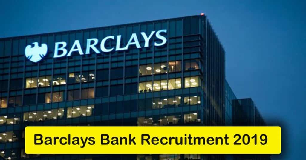 Barclays india job openings for freshers